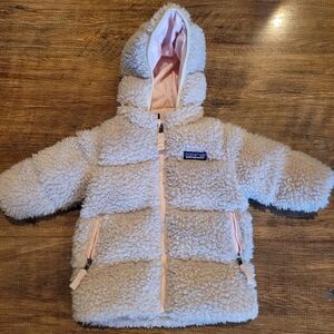 Patagonia Coat Jacket hi loft recycled parka Baby 3 6 Months Sherpa